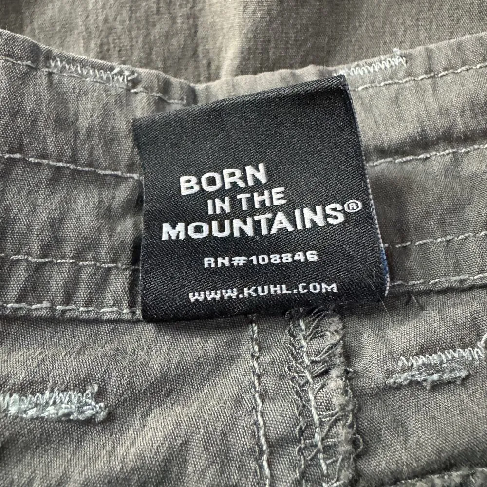 Kuhl SZ 8 Kontra Convertible Capris Shorts Pockets Roll-Tabs Mid-Rise Quick-Dry - Image 10