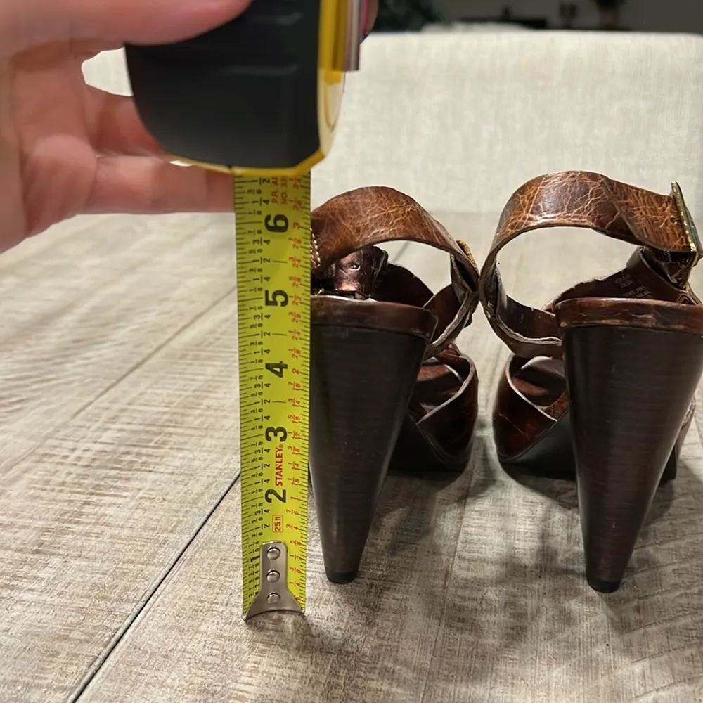 Carlos Santana Strappy Brown Heels! 🎉 - Image 6