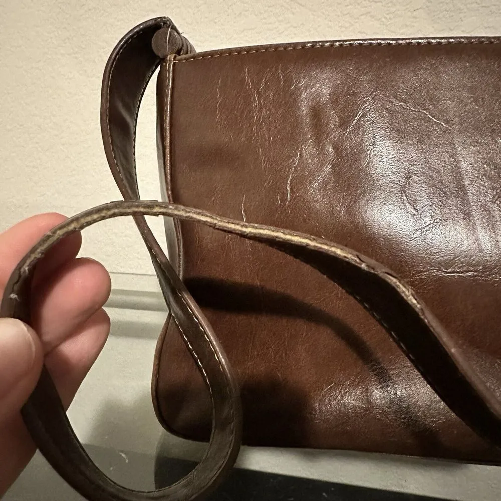 Relic Shoulder Bag Purse Dark Brown Strap - Image 3