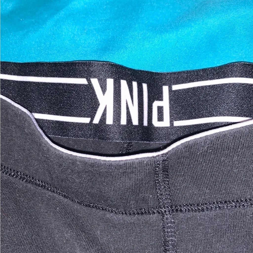 Victoria’s Secret Black Yoga Workout Booty Shorts By PINK - Image 6