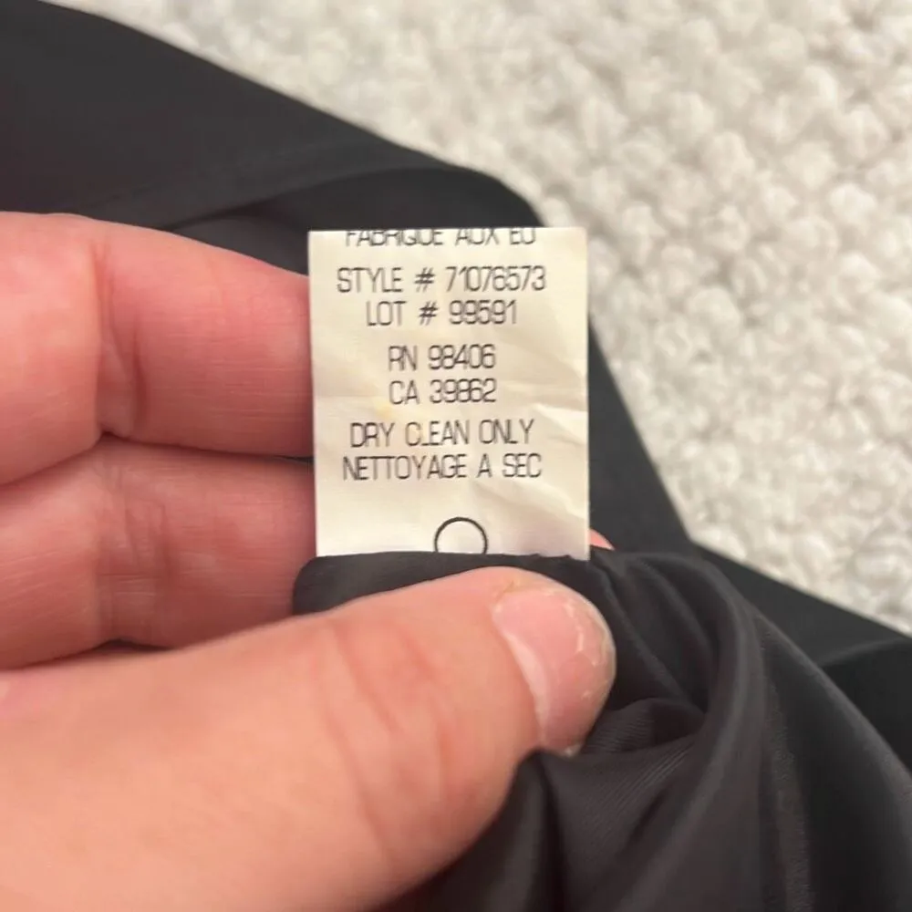 Theory Color Block satin sleeveless sheath Dress Size 6 - Image 10