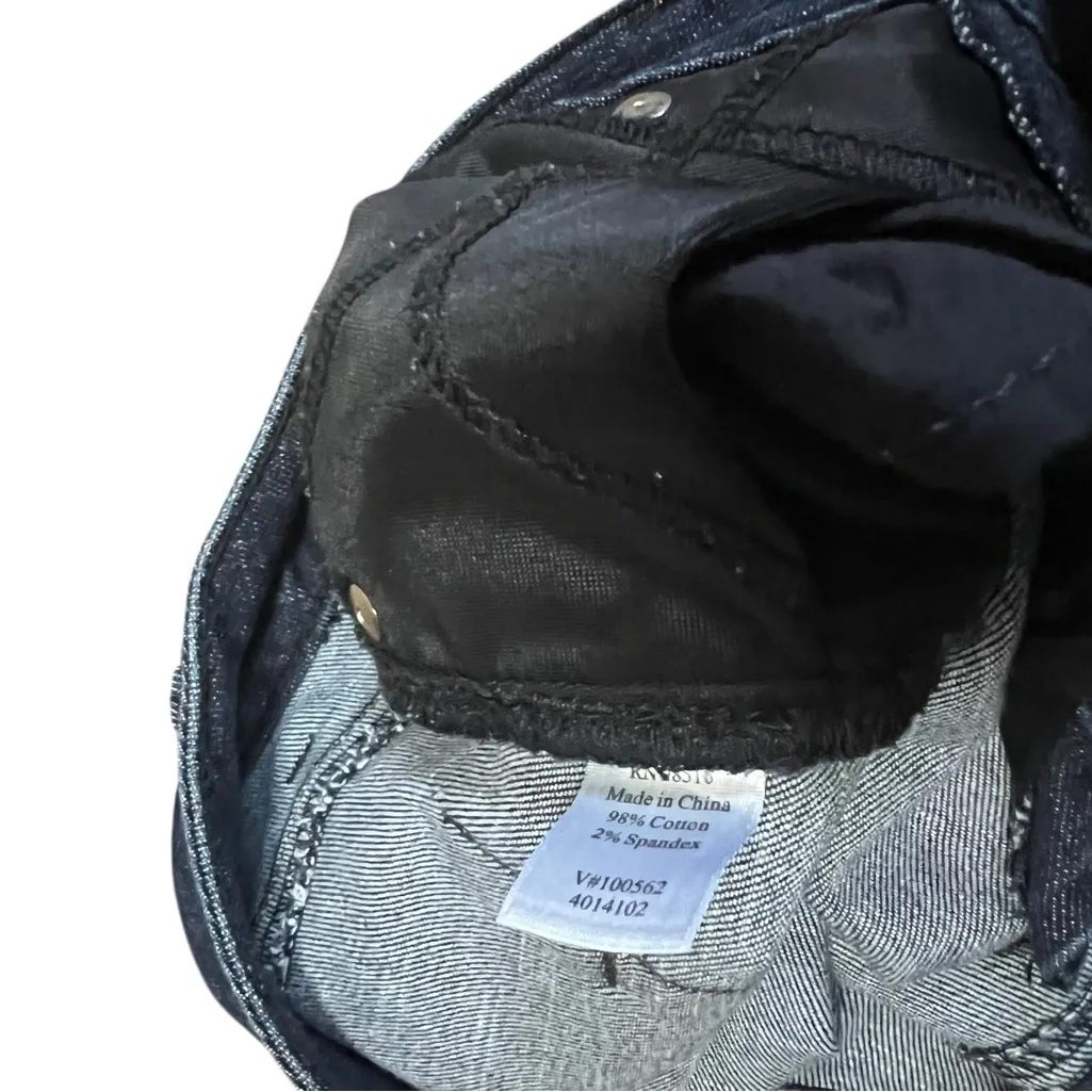 Coldwater Creek Dark Blue Flare Jeans - Image 3