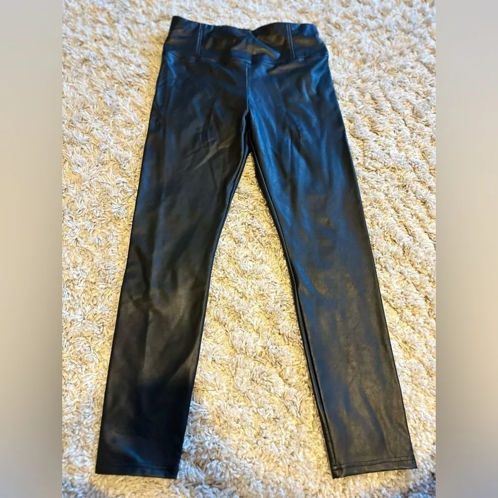 3 x 1 Coco Vegan Leather Legging Black Size Large - Image 2