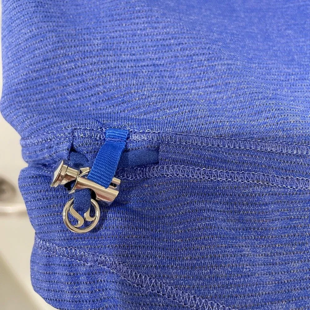 Lululemon Royal blue workout tank with built in sports bra size 6 - Image 6