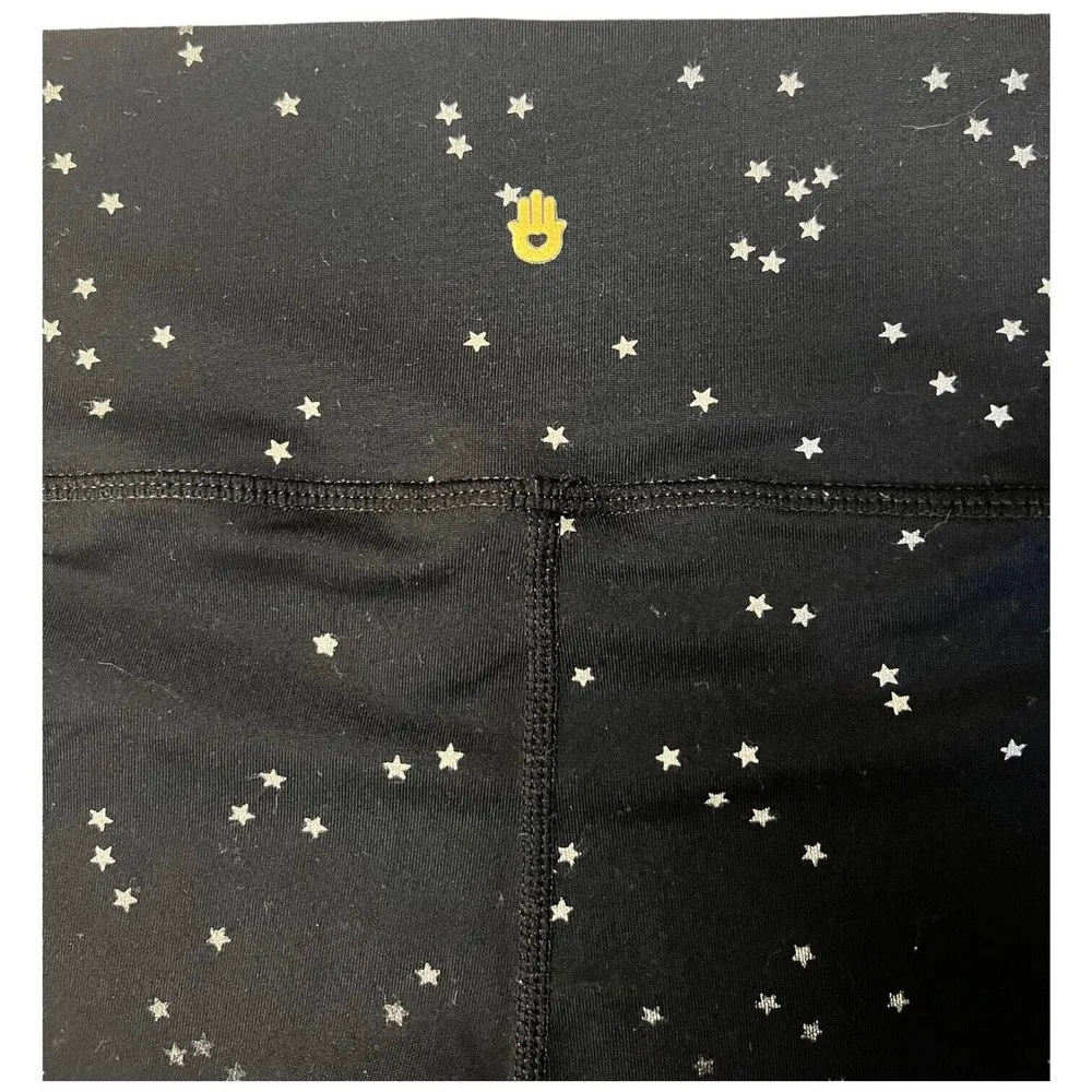 Spiritual Gangster Night Sky Star Celestial High Waisted Leggings Black S - Image 7