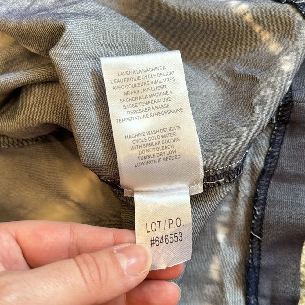 Tribal Jeans Tie Dye Ruffle Sleeve Mini Dress with Pockets - Image 6