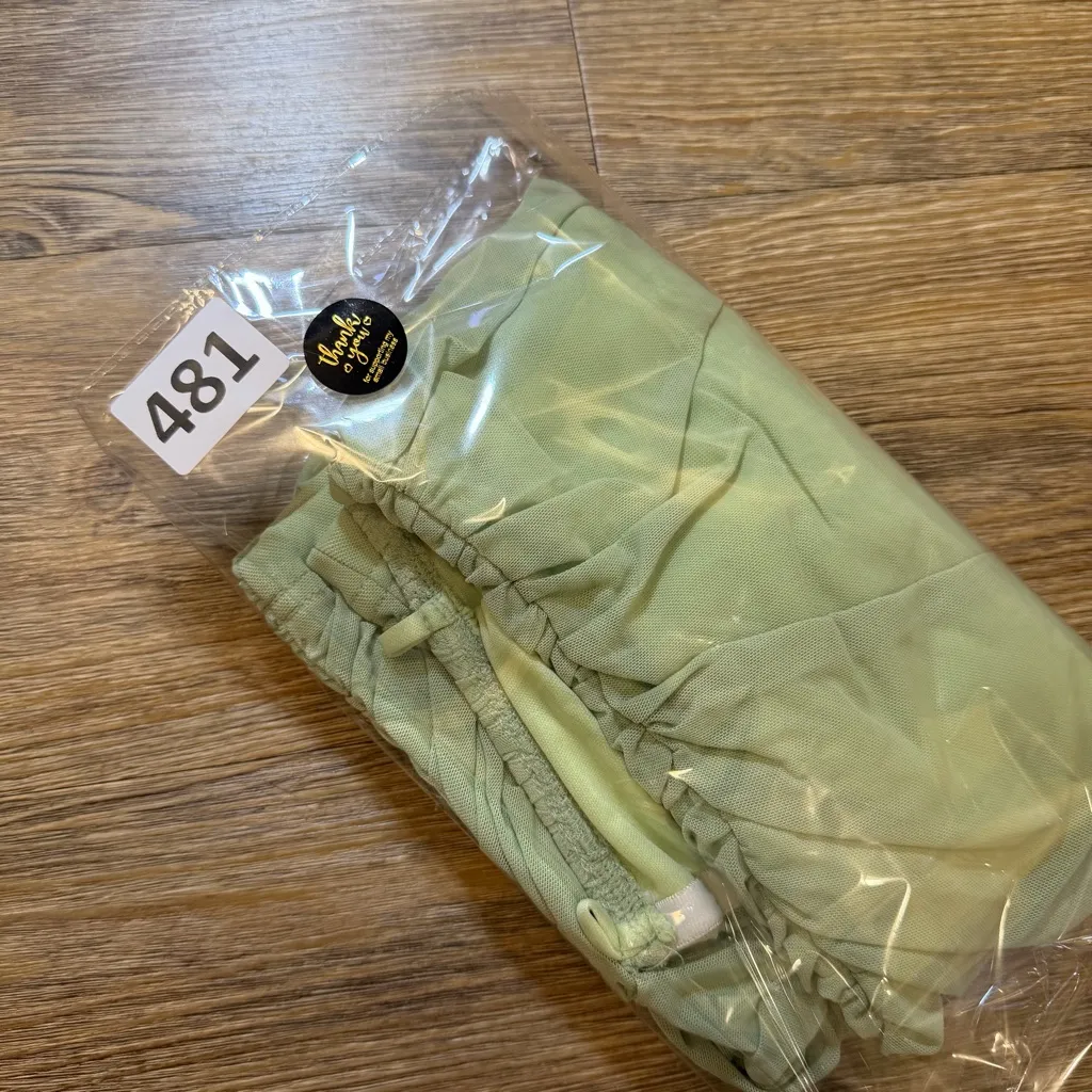 Princess Polly Strapless Ruched Bodycon Green Dress - Image 15