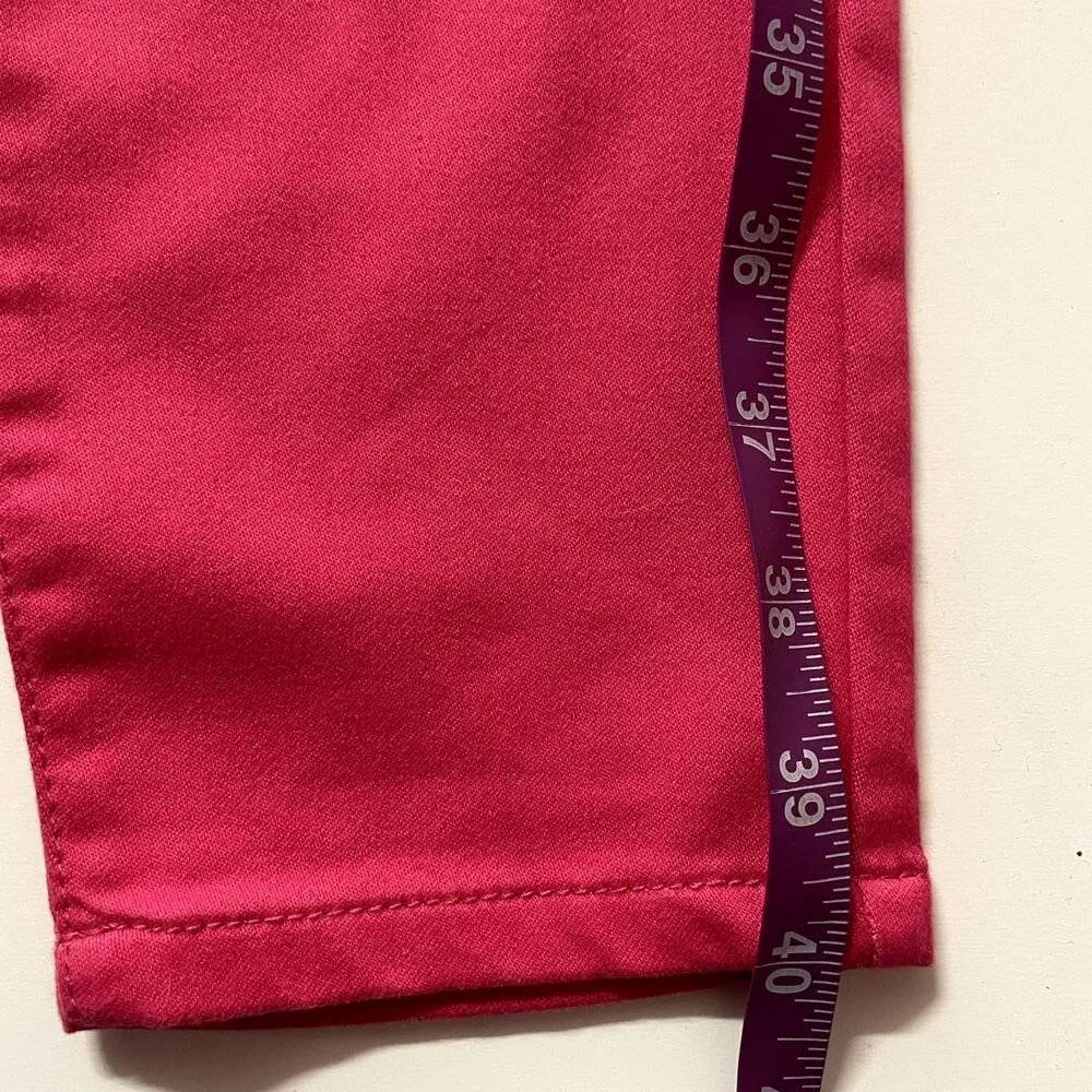 Charlotte Russe Refuge Pink 3-Buttoned High Waisted Skinny Jeans Size 6 EUC - Image 10
