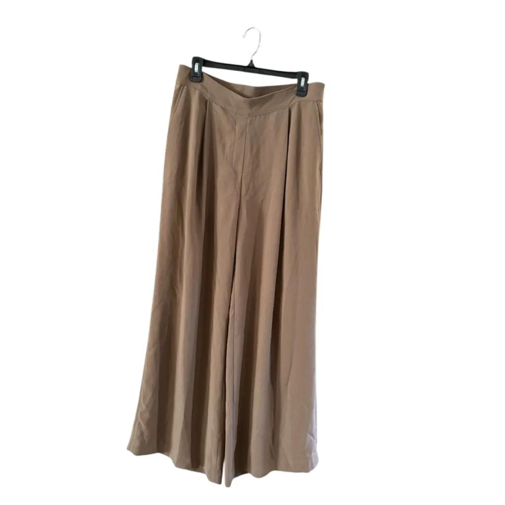 Women's SPANX Brown Wide Leg Pants XL - Image 3