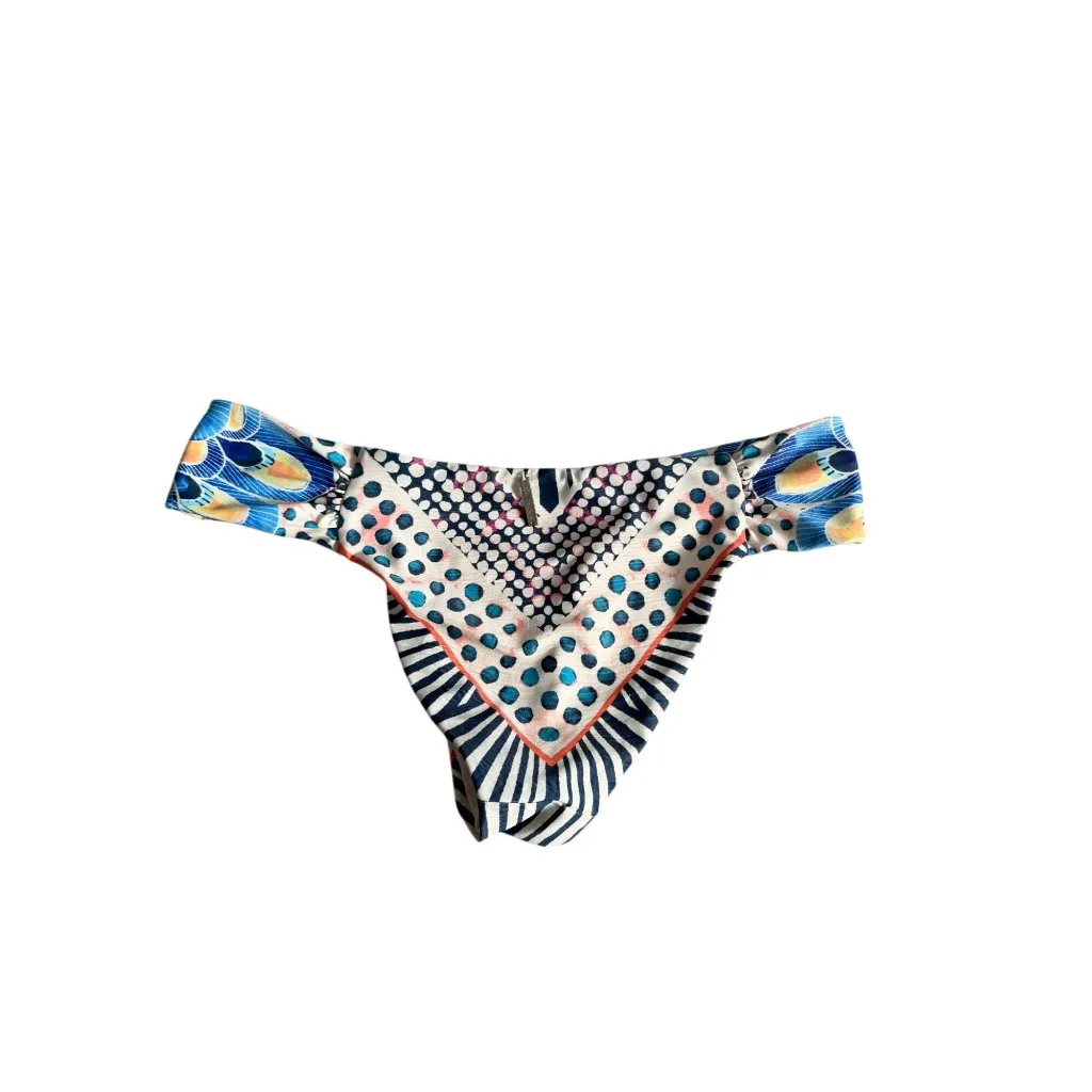 MARA HOFFMAN Multicolor Printed Bikini Swim Bottom Size Small - Image 4