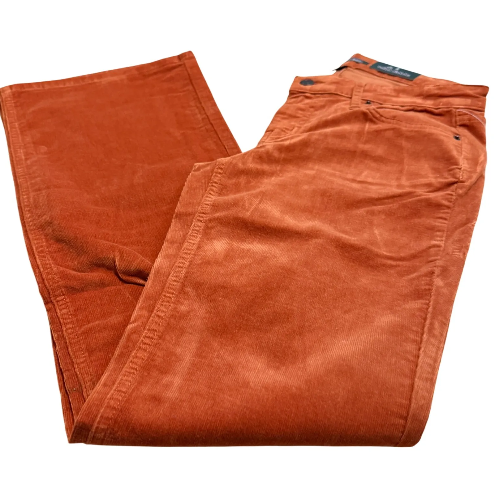 Wild Fable Women's Rust Orange Mid-Rise Corduroy Flare Pants - Size 6 - NWT - Image 12
