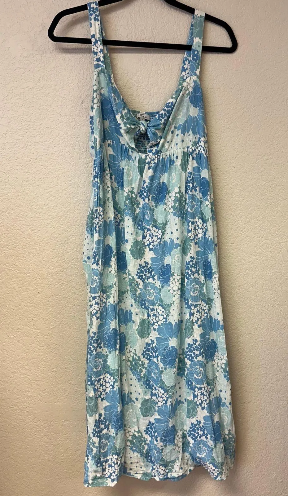 Rails Serafina Azure Wallflower Midi Dress Blue Size Small - Image 2