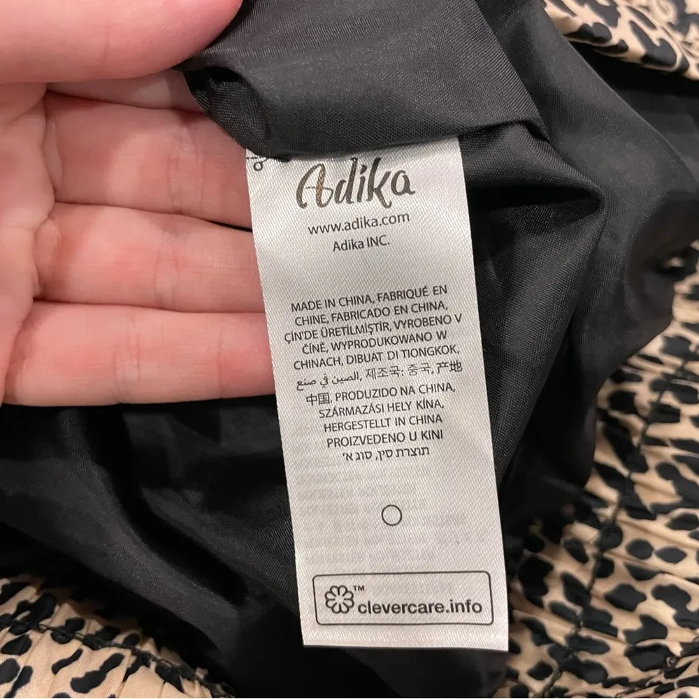 Adika  Leopard Print Coat XS - Image 7