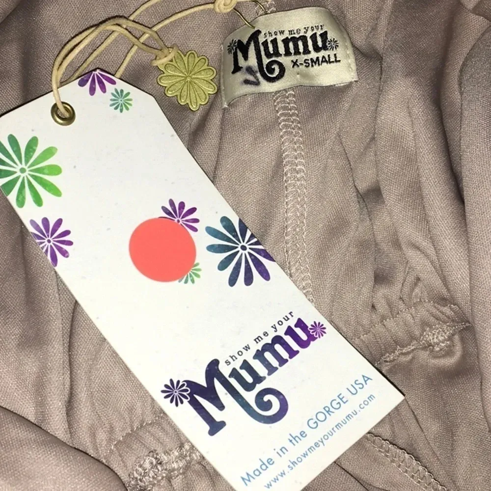 Show me Your Mumu Kendall Maxi Dress Gown Brown - Image 3