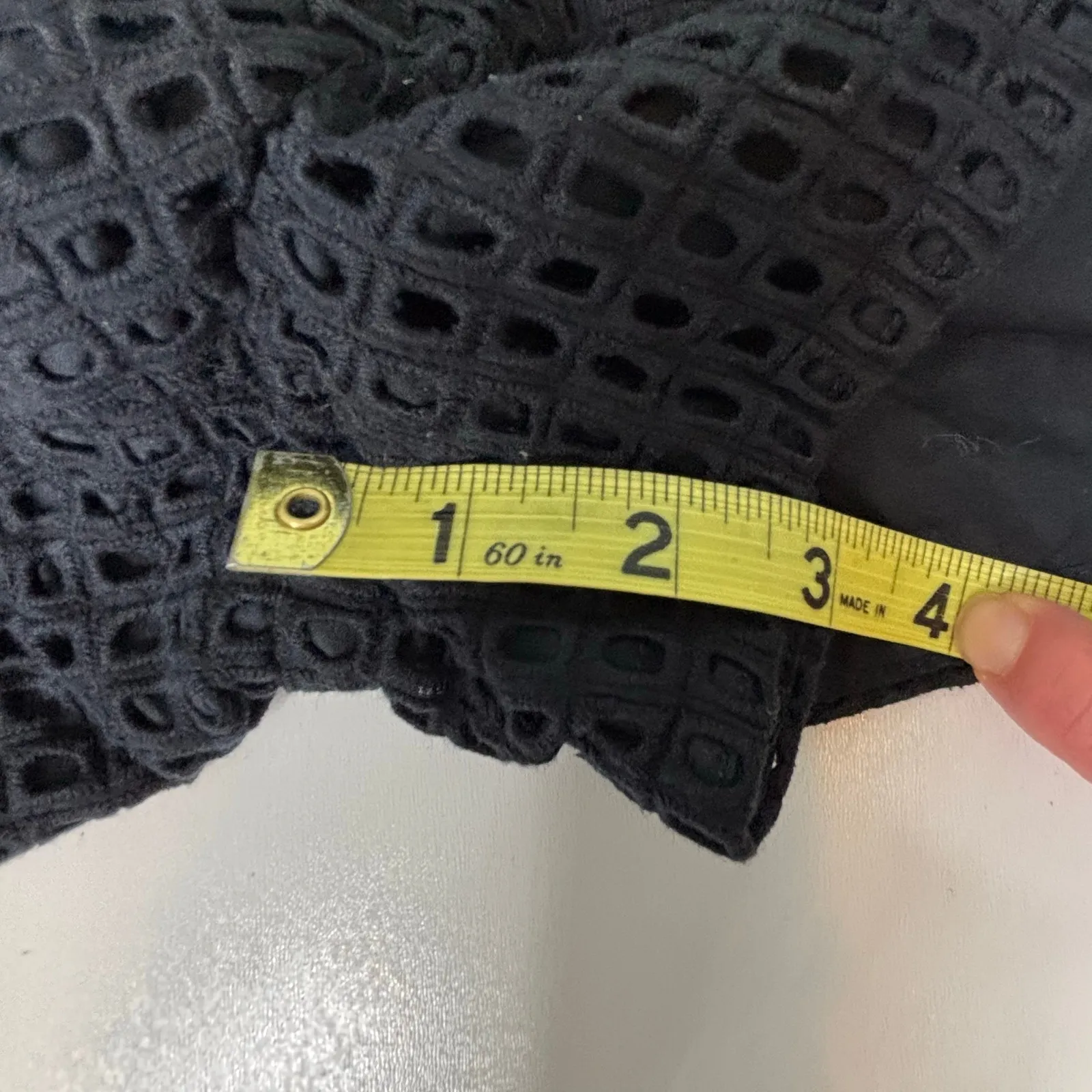 3.1 Phillip Lim Windowpane Eyelet Black Lace Cotton Bloomers Shorts 4 - Image 2