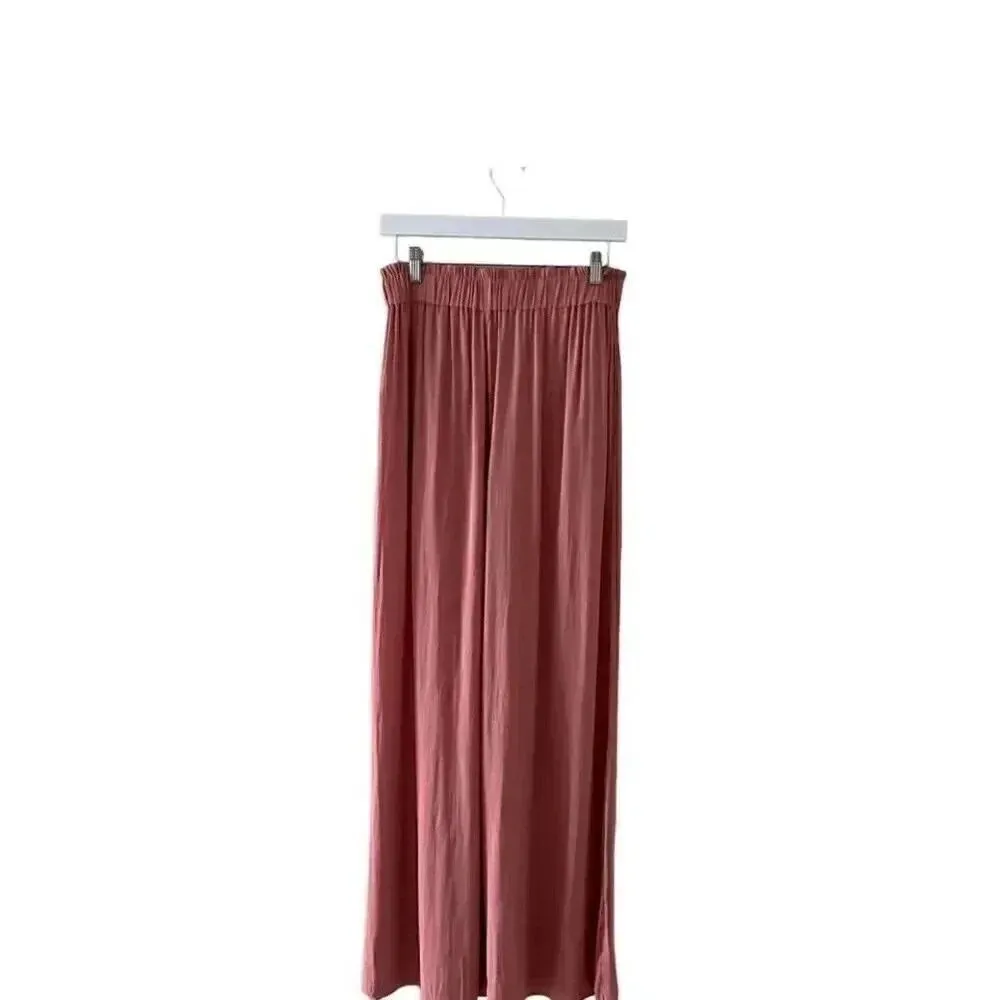 Zara Burnt Orange Pink  Coral High Waisted Pull On Casual Y2K Lounge SZ S #1693 - Image 8