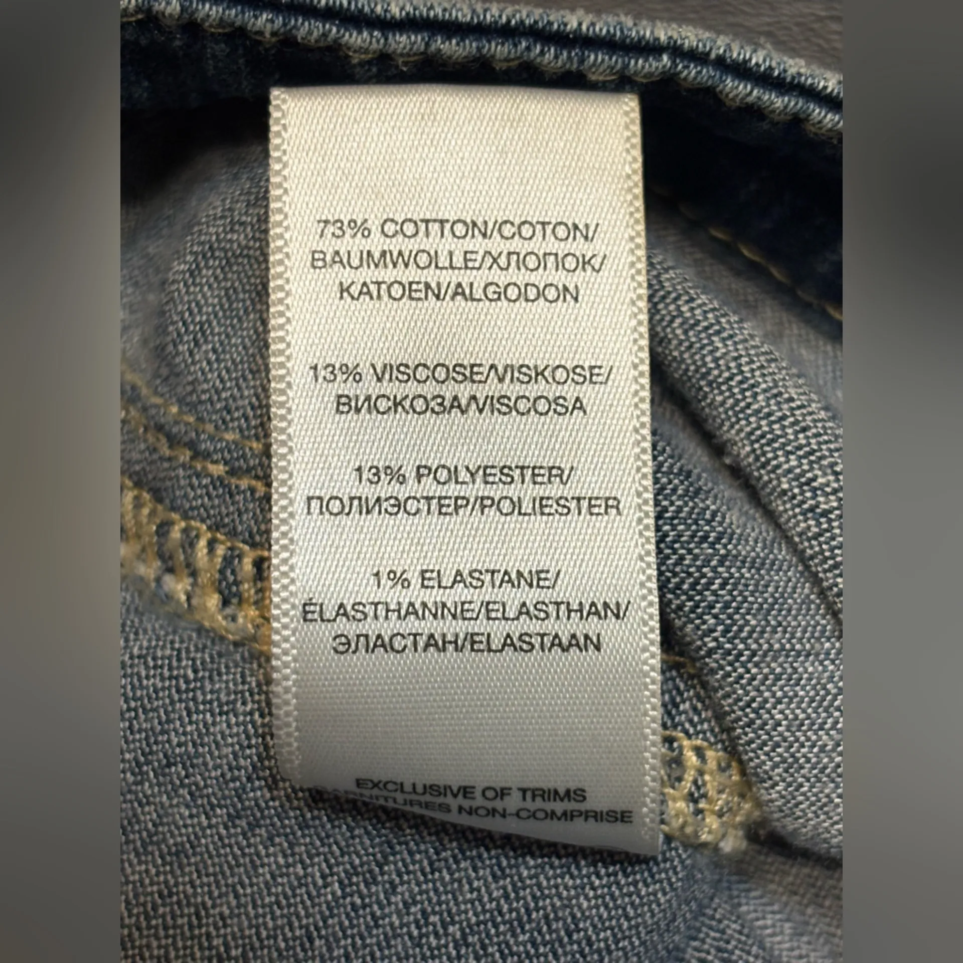 Silver Jeans Denim Vest Medium Blue - Image 7