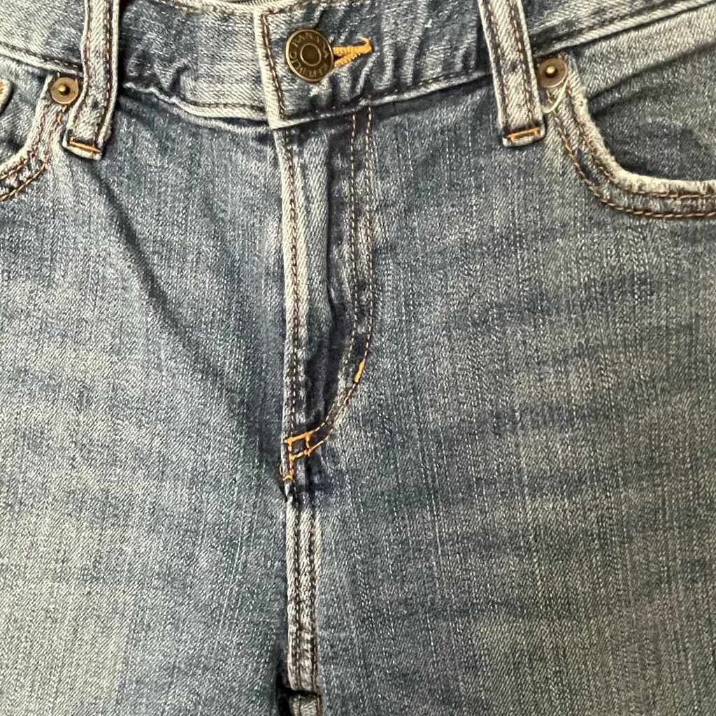 Banana Republic Straight Leg Blue Girlfriend Jeans - Image 3