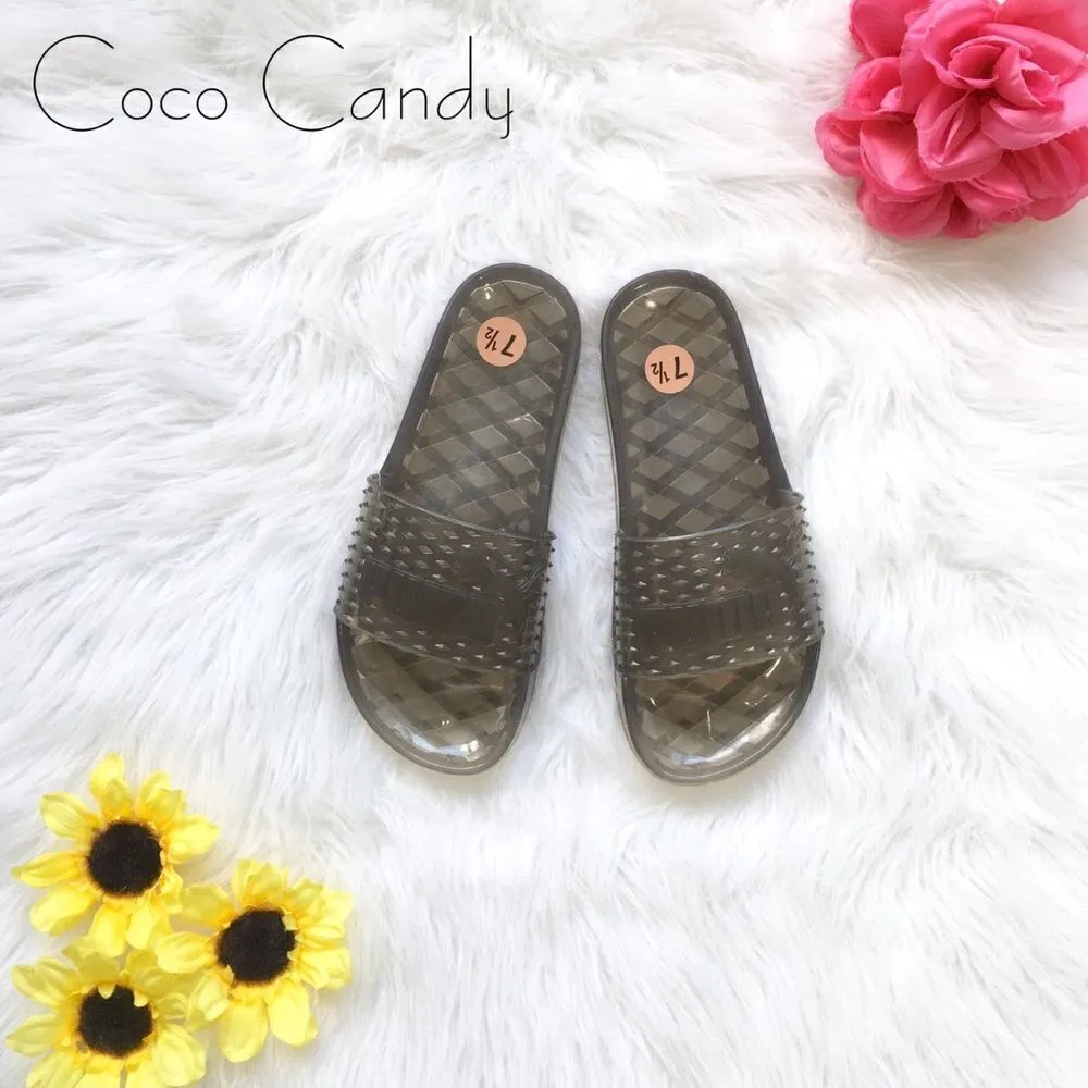 🆕Puma Fenty By Rihanna Black Jelly Slide Sandals - Image 6