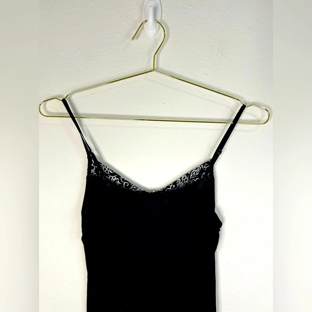 Modern Luxury Carole Hochman Black Floral Sleepwear Set Small Robe & Chemise - Image 14