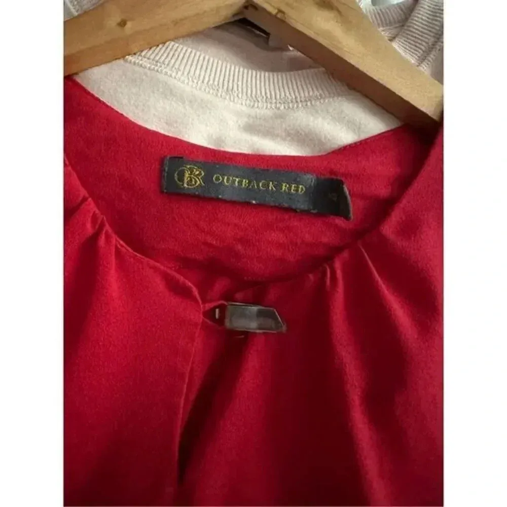 Outback Red   Sleeveless Blouse XS Red‎ - Image 3