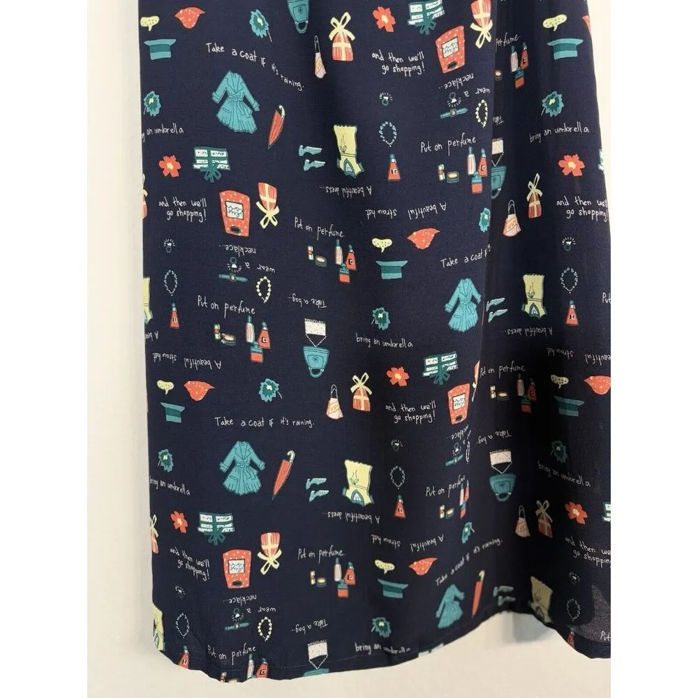 Vintage‎ Melrose Studio Skirt Women’s Black Chic Midi Art Office Career Size L Size L - Image 5