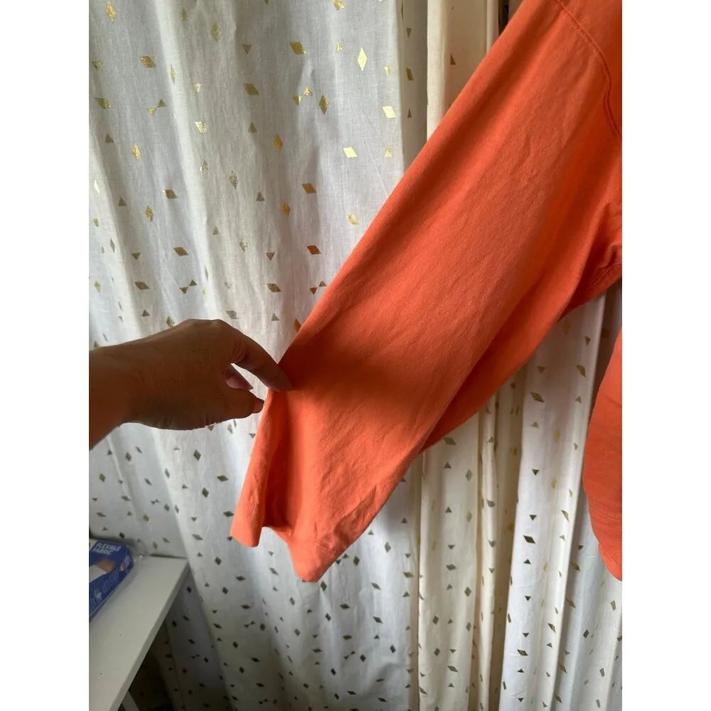 Everlane Women's 100% Organic Cotton Retro Jersey Drawstring Hoodie Sweatshirt L - Image 5