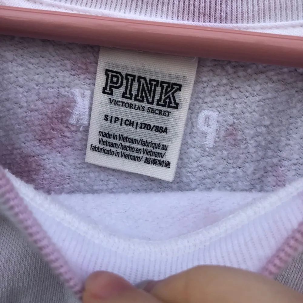 PINK tie dye sweatshirt - Image 2