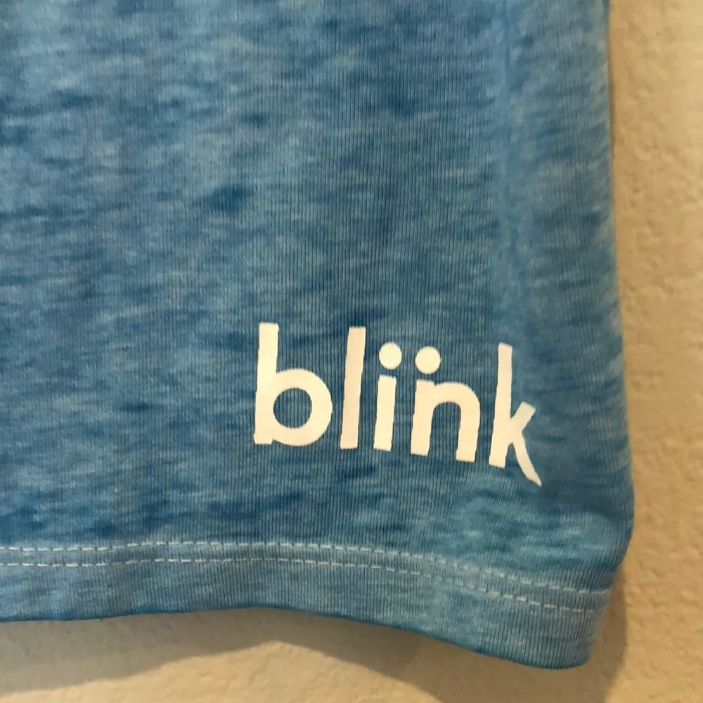 Blink Blue Bumwash Open Back Tee, L - Image 3