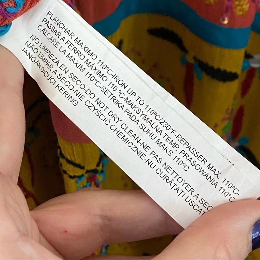 Zara Embellished Kaftan Maxi Dress Size Medium Limited Edition - Image 5