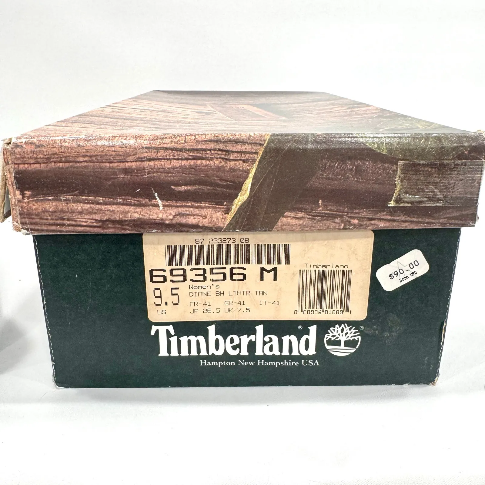 Timberland Women’s 9.5 Diane Leather Hiking Boots Tan Ankle Lace Up NIB - Image 3