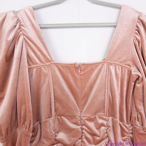 ‎NEW Eloquii Bustier Velvet Dress, 16 - Image 8
