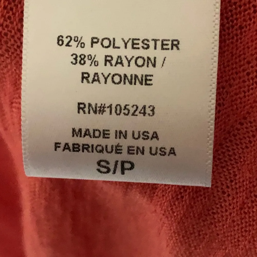 Bobeau Coral Lace Sleeve Knit Top Small - Image 5