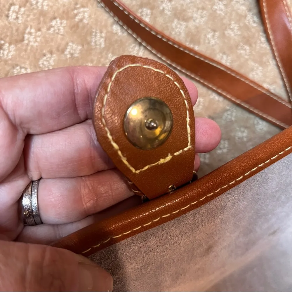 Moda Bella Handbag Crossbody Shoulder Bag Brown And White Vintage Classic Y2K - Image 10