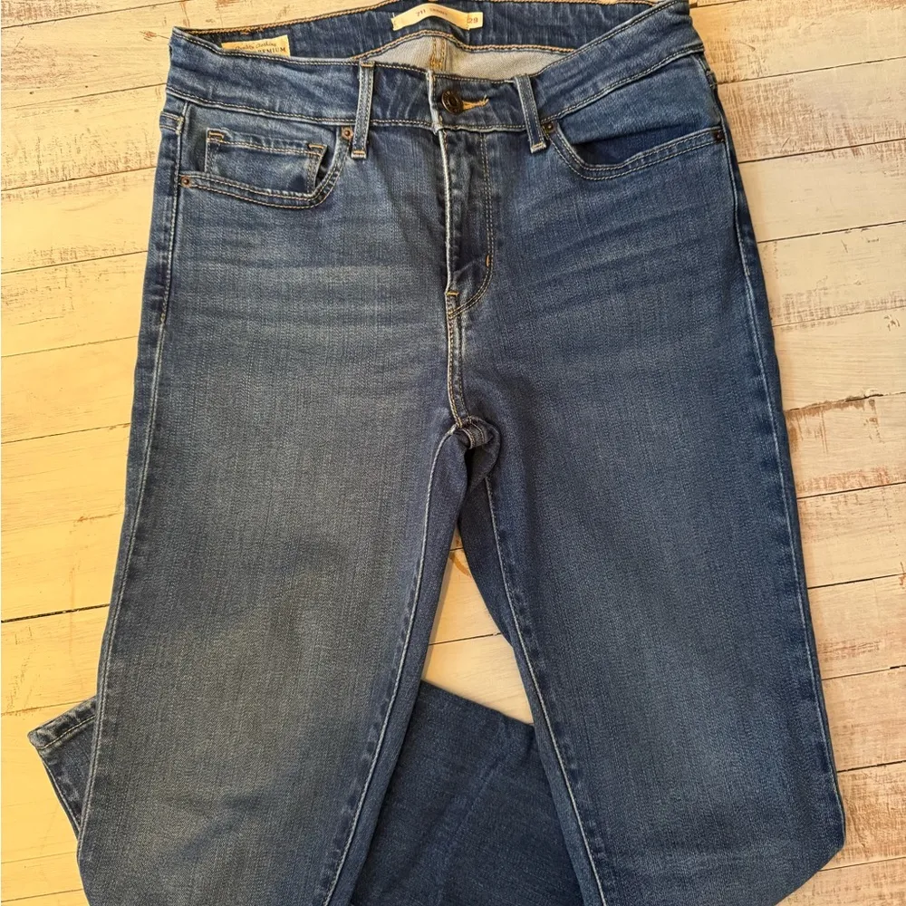 Blue Denim Jeans- 711 Skinny - Image 2