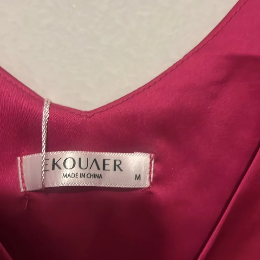 Magenta Fuchsia Pink Silk Tank Top Blouse New - Image 8