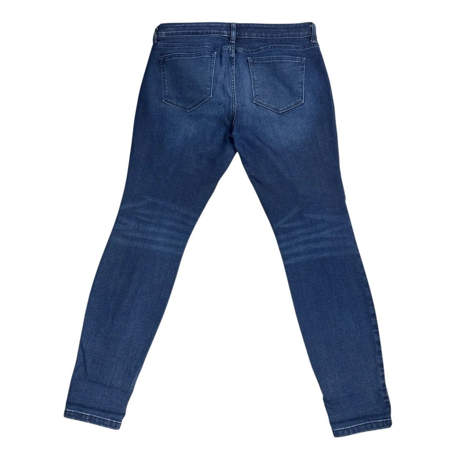 Vineyard Vines Skinny Dark Wash Mid Rise Jeans Size 10 Stretch Denim Preppy Chic - Image 8