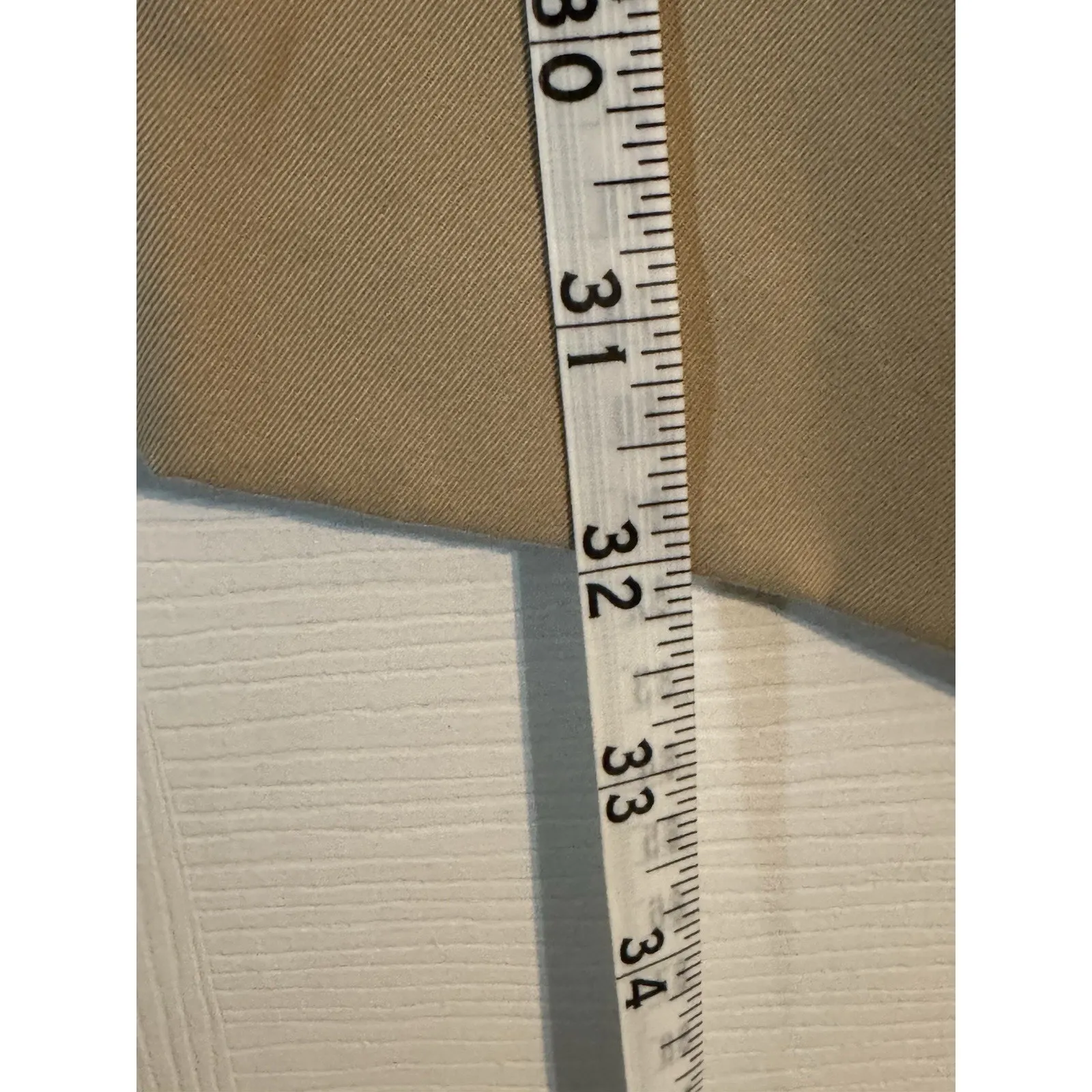 Kim Rogers Slip On Khaki Capris, Polyester, Front Pockets, Elastic Waist, 18W Tan - Image 4