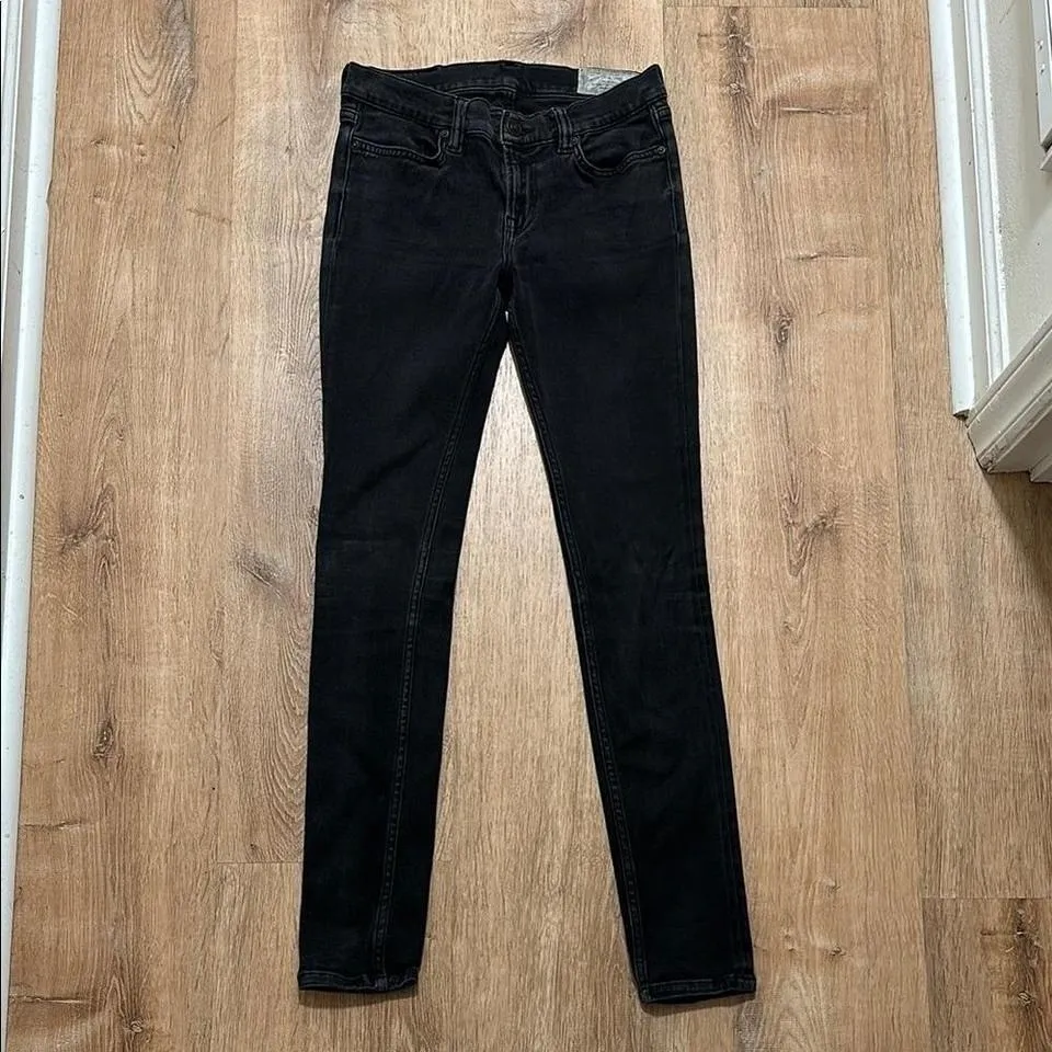 ALL SAINTS | Gray Wash Mast Skinny Jeans - Image 2