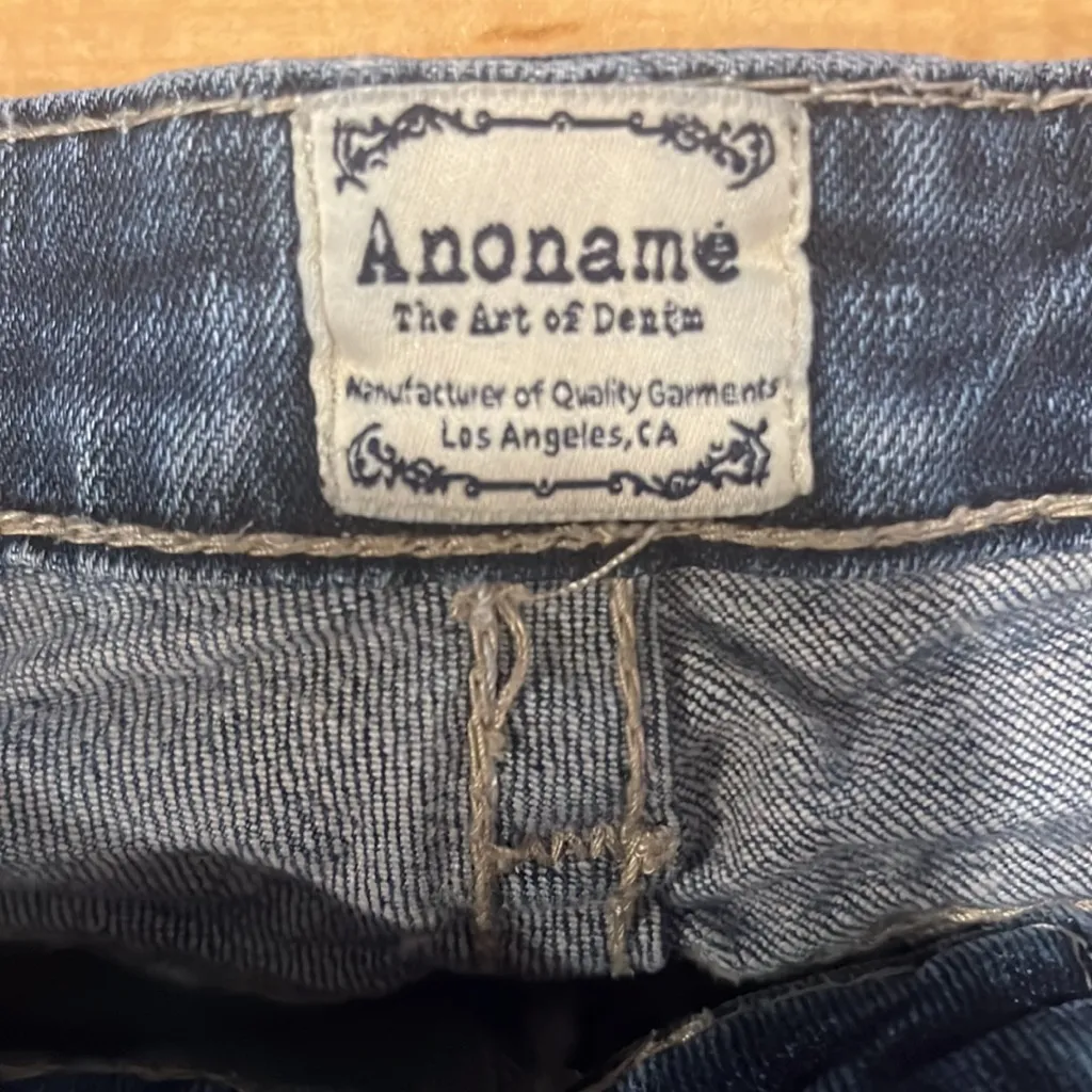Anoname Karina‎ Curvy jeans size 32x29. Distressed Blue - Image 4