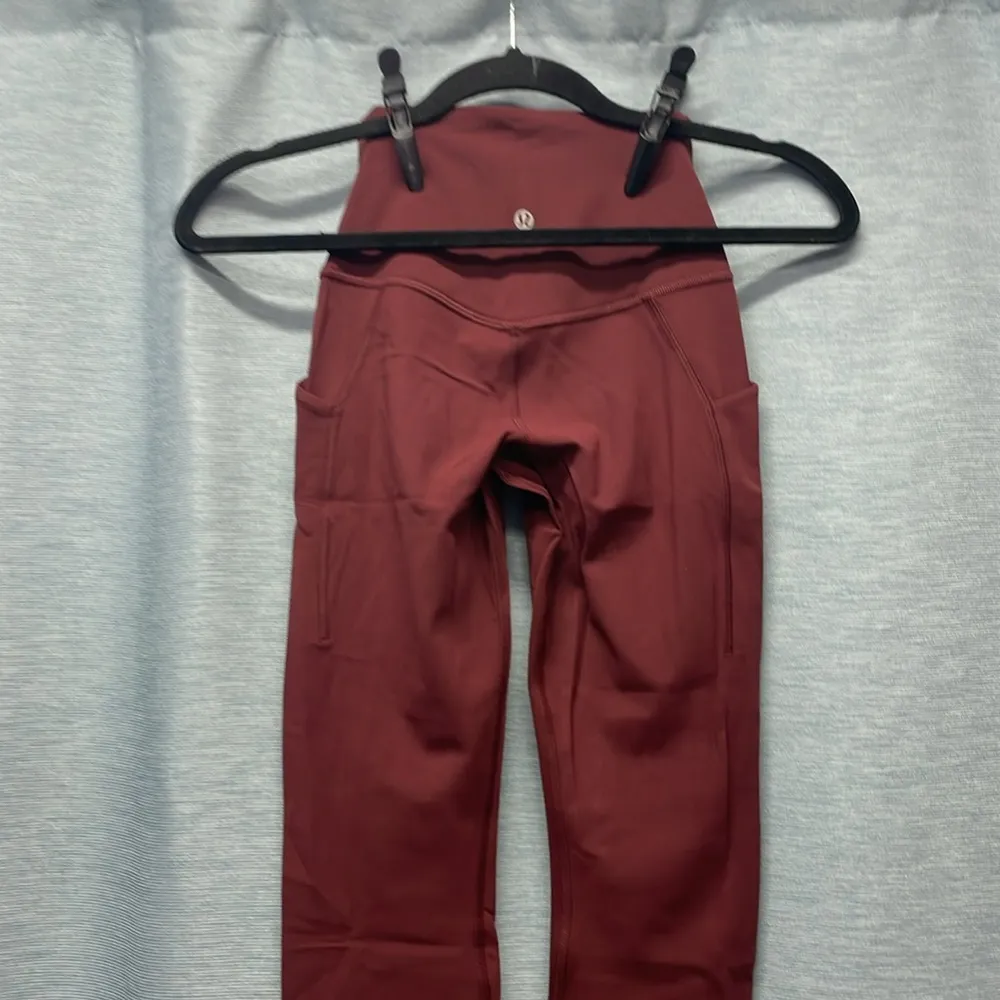 Lululemon Burgundy Align™ High-Rise Pant with Pockets 25" - Image 5