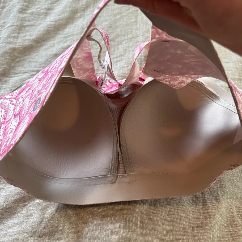 Lululemon Enlite Floral Bloom White Star Ruby Bra - Image 8