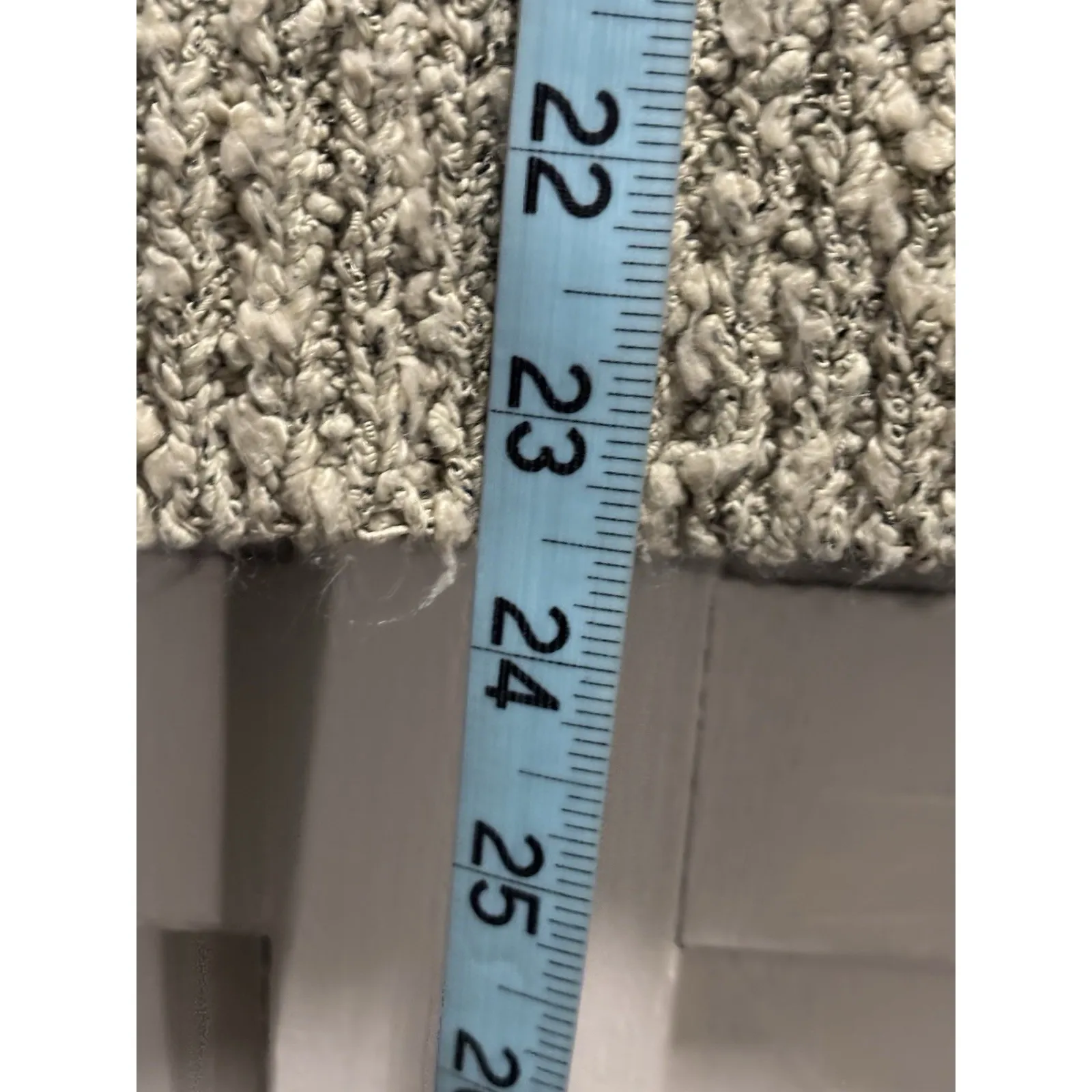 Beldoch Popper Chunky Knit Embroidery Tan/ Blue Aztec Sleeveless Sweater Size‎ L Tan Size L - Image 4