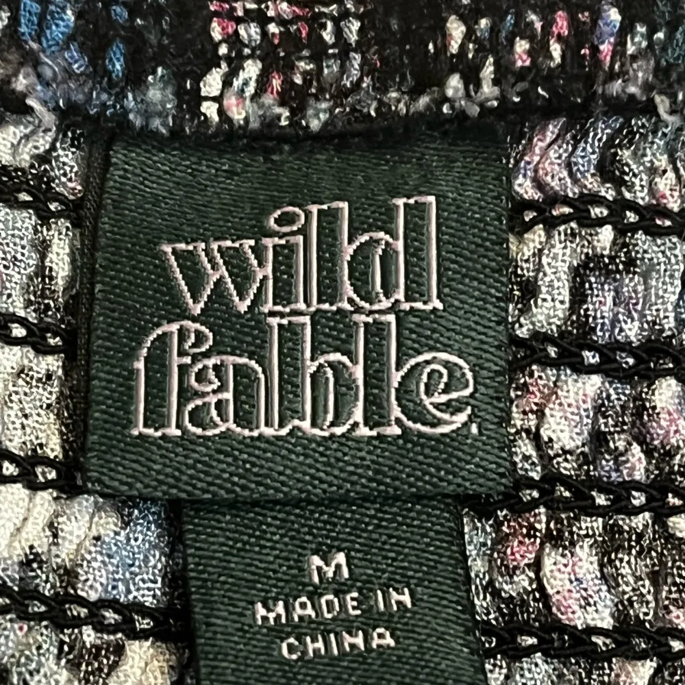 Wild Fable Floral Cropped Cinch Top - Image 6