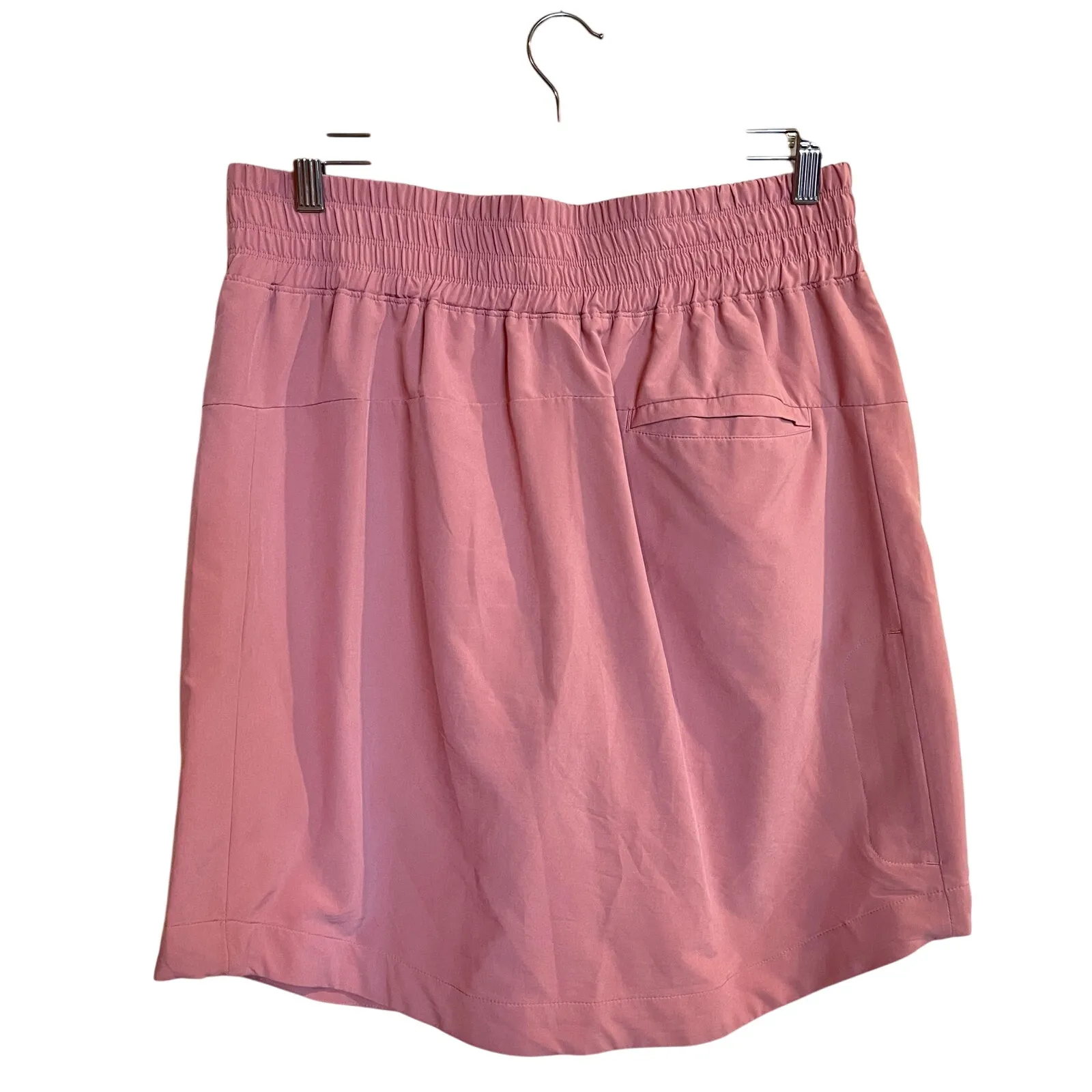 Coolibar Skirt Pisa Travel Skort Dusty Light Pink UPF 50+ Sun Protection Medium - Image 2