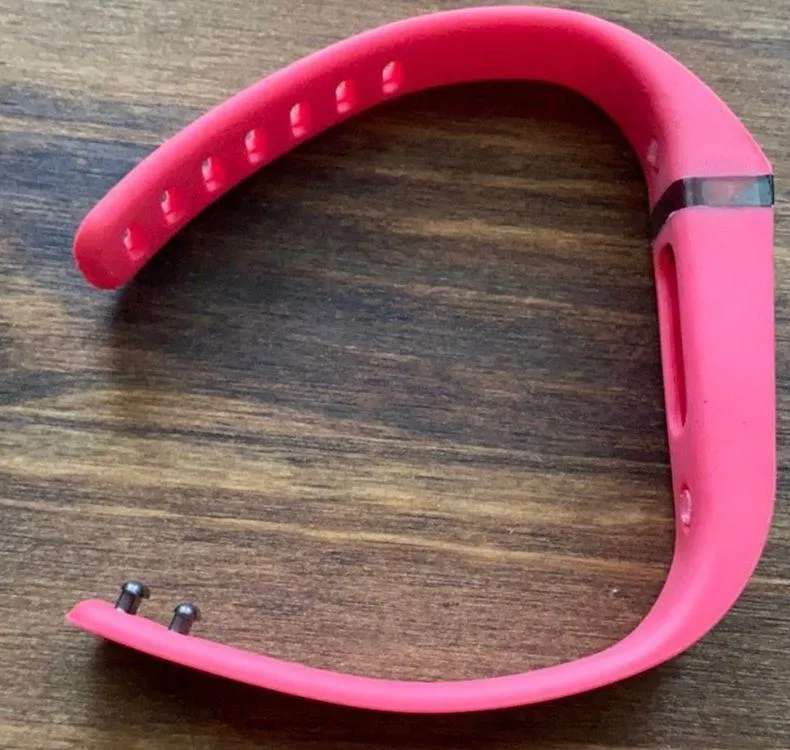 FLEX Fitness tracker Silicone Sports band pink Small - Image 4