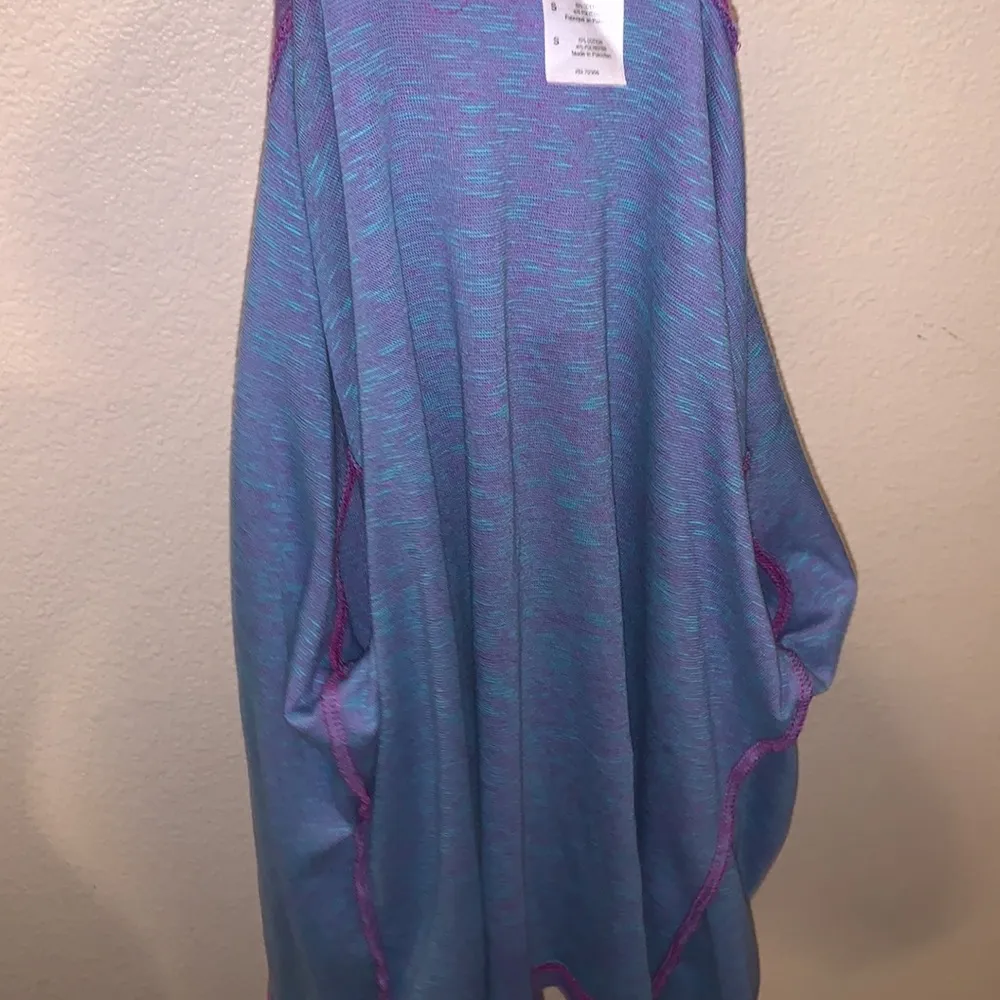 Sisters Mountains lightweight full zip up sweatshirt purple blue - Image 8