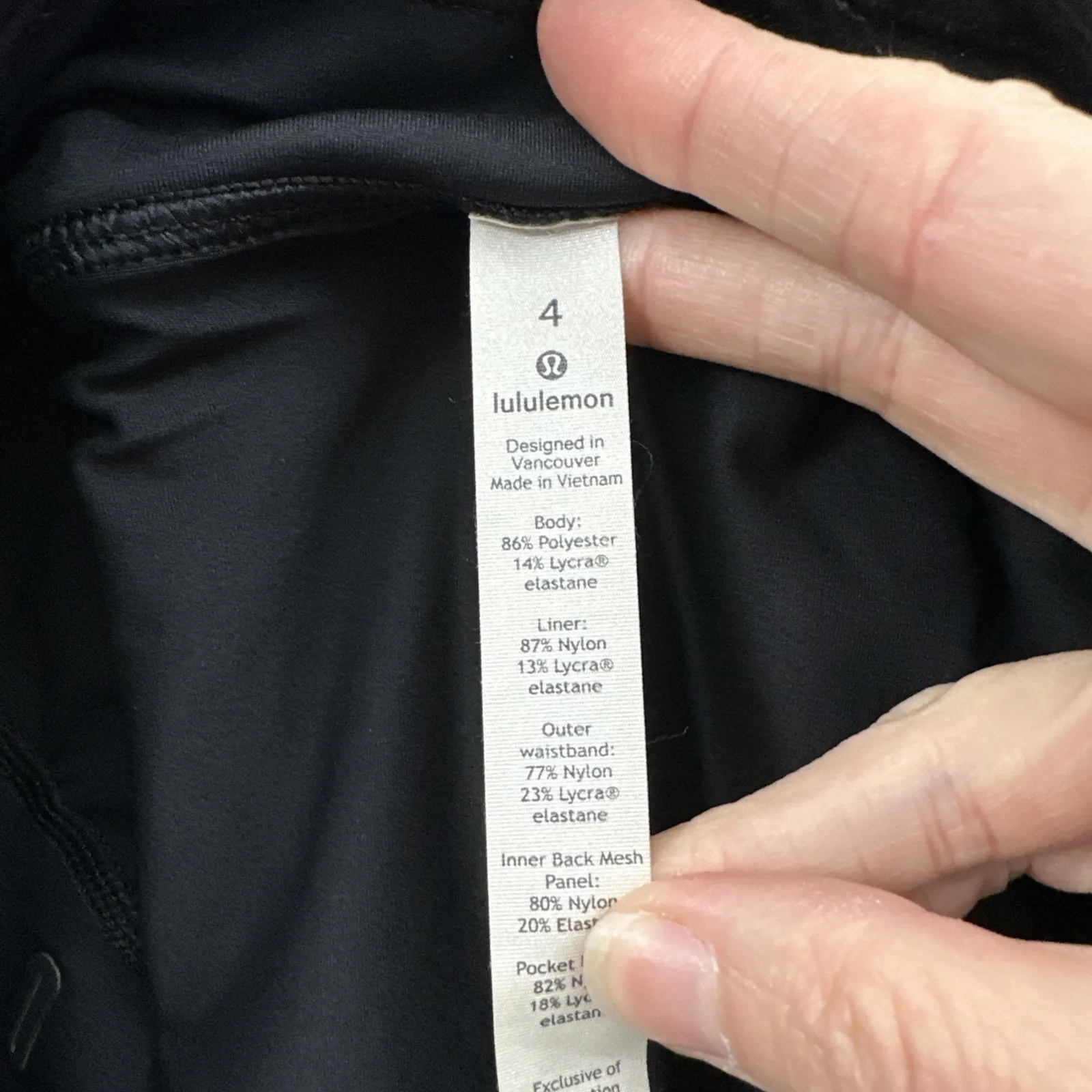 Lululemon Play Off The Pleats Skirt Skort Black Athletic Athleisure Tennis W 4 - Image 6