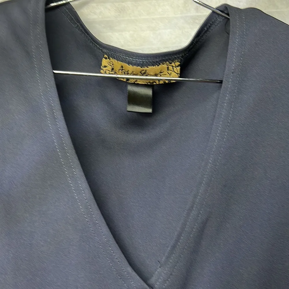 Ashley Stewart | Plus Size Clothing, size 14-16 Long Shirt Color Dark Blue Black - Image 10