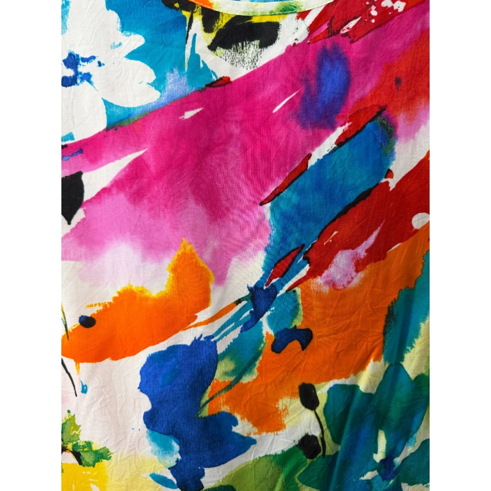 Jams World Rainbow of Colors Symphony Daydreamer Blouse W661 Size Medium - Image 5